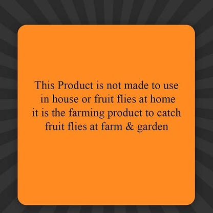 Chipku Fly Magnet Trap Useful in Mango, Papaya, Sapota, Guava, Pomegranate, Sweet Fruit (3 Trap with 3 Fruit Fly Lure) - Pack of 3
