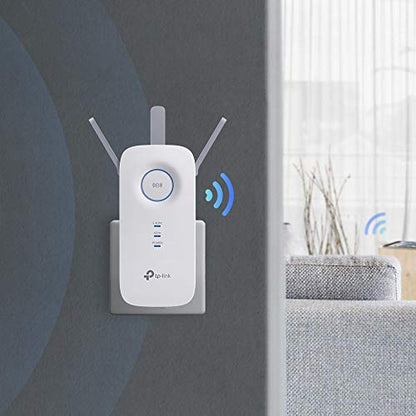 TP-Link AC1750 Universal Dual Band Range Extender, Broadband/Wi-Fi Extender, Wi-Fi Booster/Hotspot with 1 Gigabit Port and 3 External Antennas, Built-in Access Point Mode, 1750Mbps Speed (RE450)