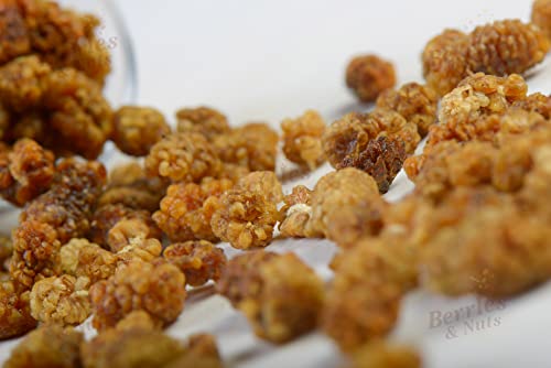 Berries And Nuts Naturally Dried Mulberries | Naturally Sweet Dried Mulberry | 480 Grams | 3 Bottles of 160 Grams