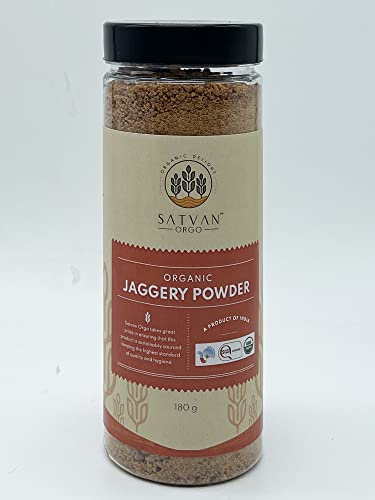 SATVAN ORGO Organic Jaggery (Gud) Powder,