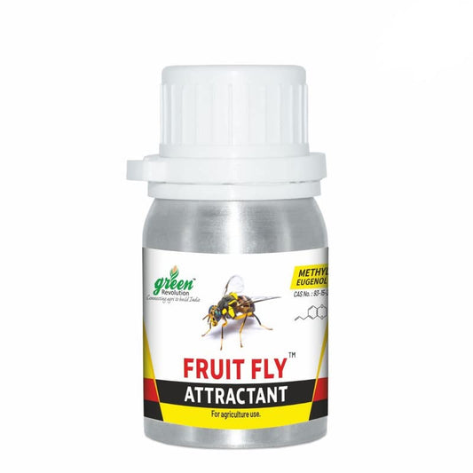 Bactrocera Dorsalis के लिए फ्रूट फ्लाई ट्रैप अट्रैक्टेंट 50ml (मिथाइल यूजेनॉल), 1 का पैक।