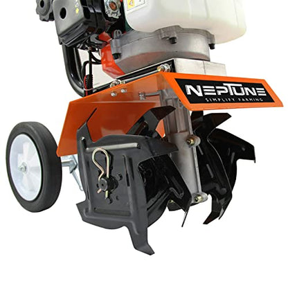 NEPTUNE SIMPLIFY FARMING Garden Mini Power Tiller/Cultivator/Rotary/Weeder with 2 Stroke 52 CC Engine (NC-52-Bottom)