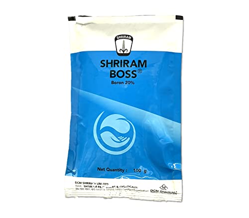 SHRIRAM BOSS with Boron 20% | Micronutrient for improved pollination | Boosting Flowering and Fruit Setting | Good for all Vegetables and Fruits | (100 Gram)