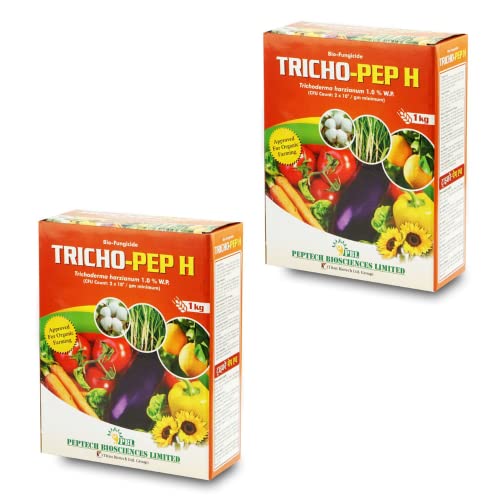 Pbl Tricho Pep H (2 Kg) Trichoderma Harzianum बुरशीनाशक वनस्पतींसाठी | वनस्पती होम गार्डन साठी जैव खत