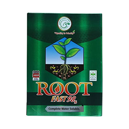 Root Fast Powder 98% - Super Potassium Humate 98% Plant Growth Promoter.