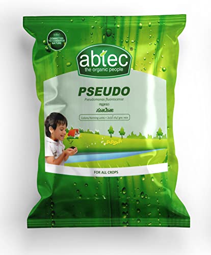 abtec, the organic people Pseudomonas fluorescens Highly Effective Against The fungal Diseases Caused by Phytophthora sp., Pythium sp., Sclerotium sp., Rhizoctonia sp., and Fusarium. (500gm)