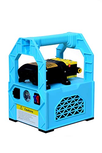 Pad Corp Double Bull Portable Battery Operated Sprayer 12Volt x 12Amp, Super Strong Body Contains One Feet Gun for Washing and Spraying, Great Battery Capacity with 1.7 Amp Fast Charger.