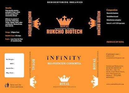 RUKCHO BIOTECH INFINITY | Bio Pesticide consortia 250gms