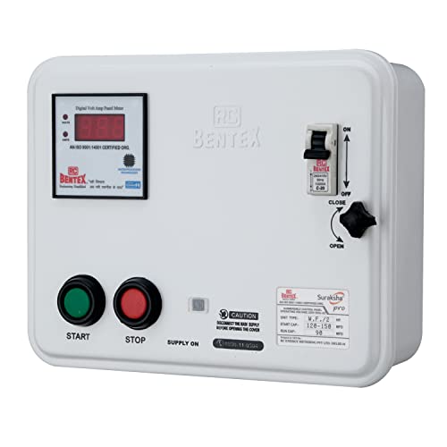RC BENTEX Suraksha Pro Submersible Control Panel 2 HP, 103S000003, Motor Starter