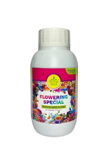 Floralbud flowering special Advanced Flowering Tonic for Stunning Blooms and Robust Plants 250ml | Pack of 9 (2250ML)