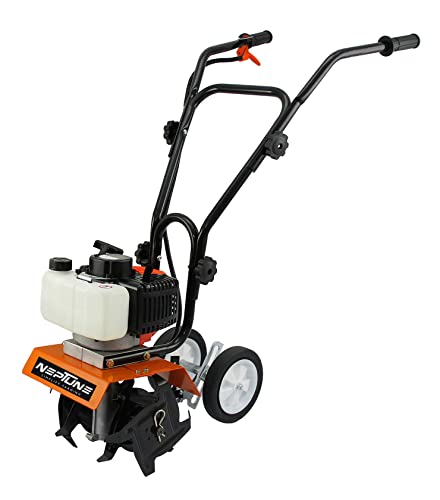 NEPTUNE SIMPLIFY FARMING Garden Mini Power Tiller/Cultivator/Rotary/Weeder with 2 Stroke 52 CC Engine (NC-52-Bottom)