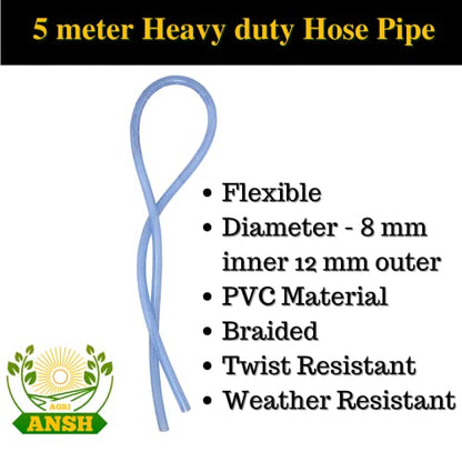 एग्रियनश हैवी ड्यूटी 12Vdc इलेक्ट्रिक बैटरी स्प्रेयर डायाफ्राम 110 Psi पंप मोटर प्लस पावर चार्जर, रेगुलेटर, क्लैंप और होज़पाइप सोलर पैनल सफाई, बागवानी, घर की सफाई, एक्वेरियम में उपयोग किया जाता है