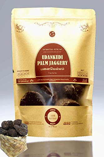 Udankudi Karupatti 750gm - Broken/Powdered | Natural Palmyra Jaggery | Panaivellam | Palm Jaggery