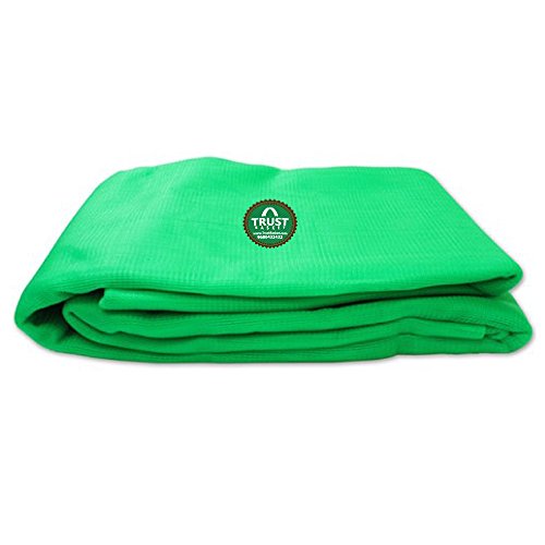 TrustBasket Net Garden Shade (Green, 3x3 Meter)