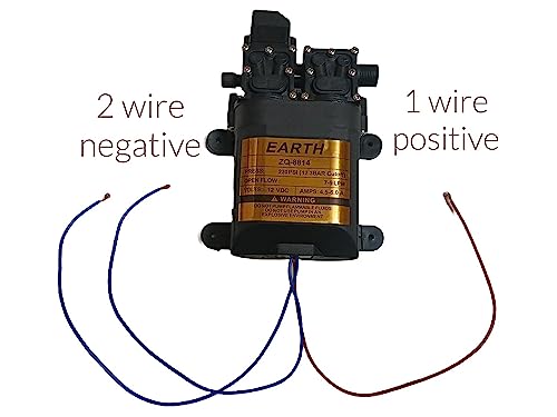 ताज सुपर 220 साई उच्च दाब 12v 6.0A डीसी इलेक्ट्रिक बैटरी/एडाप्टर संचालित दोहरी स्प्रेयर पंप मोटर कृषि, बाइक धुलाई फर्श धुलाई बागवानी में प्रयुक्त 9L प्रवाह प्रति मिनट+1 मीटर पाइप और 2 क्लैंप