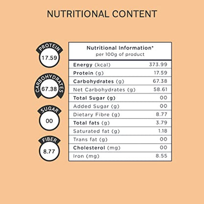 The Better Flour Emmer Wheat Flour, Khapli Wheat (1kg), High Dietary Fiber Low Glycemic Wheat Flour, Stoneground Emmer Wheat/Khapli Atta