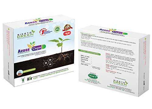 SIESTO GREEN बायोफर्टिलायझर आणि जैव कीटकनाशक अझोस कॅप्स (2 कॅप्सूल)