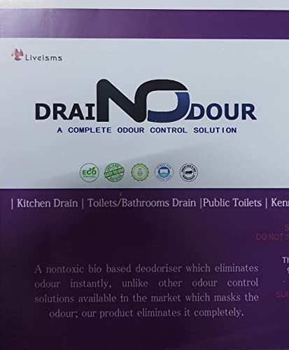 LIVEISMS DRAINODOUR Organic Eco-Friendly Liquid Bio-Fertilizer for Plants 1 litre (Pack of 9)