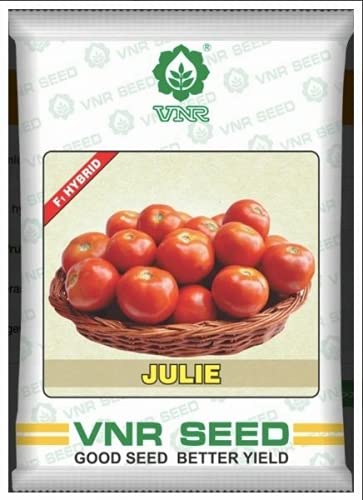 VNR ज्युली हायब्रीड F1 दर्जाचे गोल टोमॅटो बिया 10 ग्रॅम - टमाटर