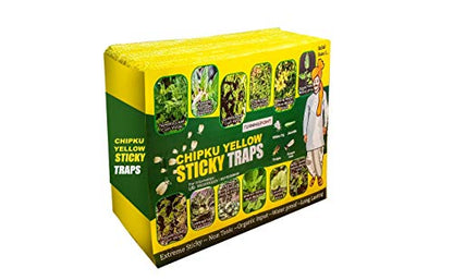 Chipku ®Yellow Sticky Fly Traps (Pack of 5 Pieces)-for Whiteflies, Thriphs, & Other Flying Insect