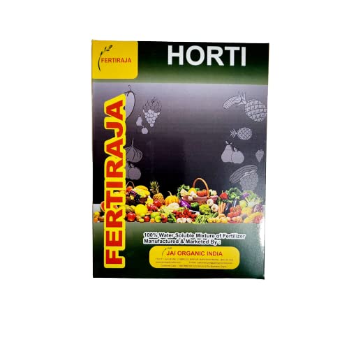 Jai Organic India Fertiraja Horti 100% पानी में घुलनशील उर्वरक का मिश्रण (1 Kg)