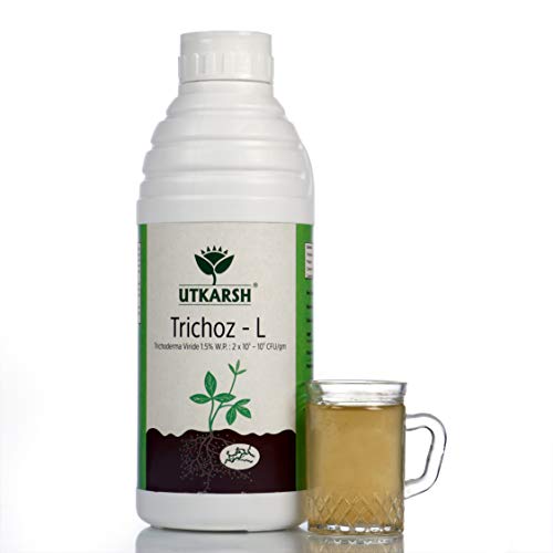 Utkarsh Trichoz-L (Trichoderma Viride - 1 x 10^6-10^8 cfu/ml) (1 Litre) Bio Fungicide