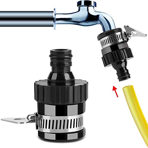 Pinolex® Garden Water Hose Tap Connectors Universal Adapter Faucet for Shower Irrigation Watering Fitting Pipe for 13-17m tap