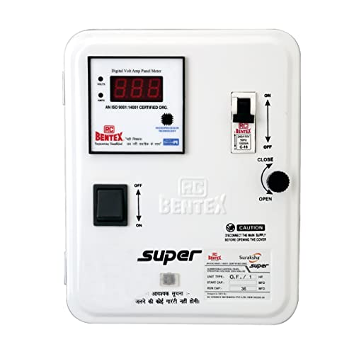 RC BENTEX Suraksha Super Submersible Control Pane 1 HP (Oil Field), 103S000016, Motor Starter