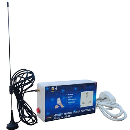 RAIVENS Mobile-Controlled Single Phase Motor Controller - Operate Electrical appliances remotely, Inclusive of 16amp Socket & Plug, Suitable for 1.5hp Motors Unmatched Control at Your fingertips.