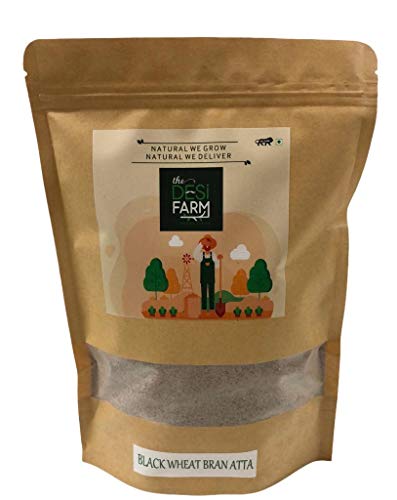 The Desi Farm Natural Black Wheat Bran Atta 500 gm
