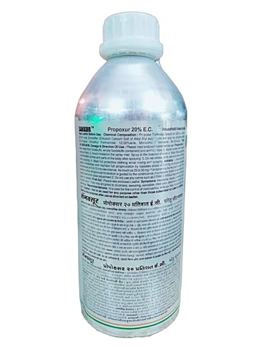 जेनेरिक 20% EC प्रोपोक्सचर कीट नाशक - 1Ltr | शक्तिशाली कीट विकर्षक तरल | मजबूत घरेलू कीट नियंत्रण कीट नाशक तरल | कॉकरोच कीट नाशक