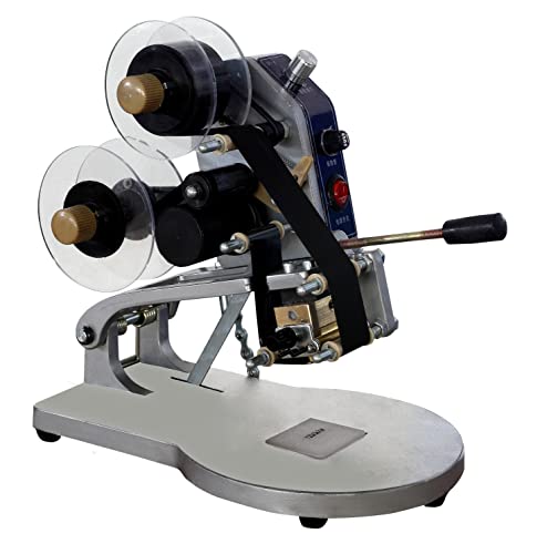 SGCE DY-8B 3-Line Manual Ribbon Coding Machine | Heavy Duty Model Heat Printing Machine | Printing Batch no and Date on Plastic and Paper Pouch
