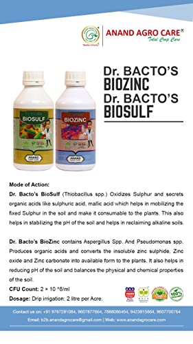 Dr. Bacto's BioSulf - Sulphur & Iron Solubilizing Bacteria