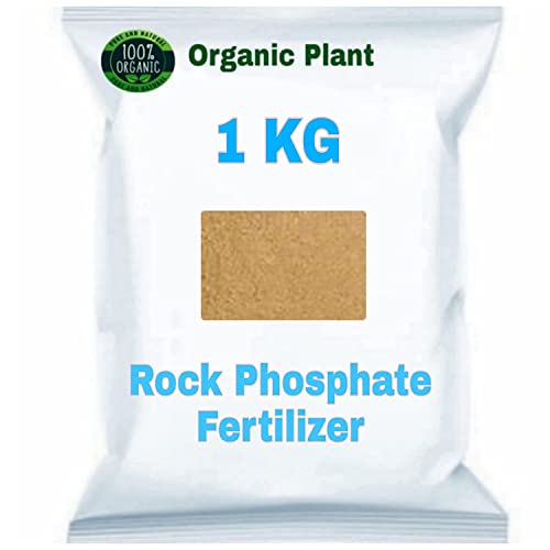 ORGANIC PLANT Rock Phosphate Fertilizer All Purpose Crushed Powder for Fruiting and Flowering Plants( 1kg )