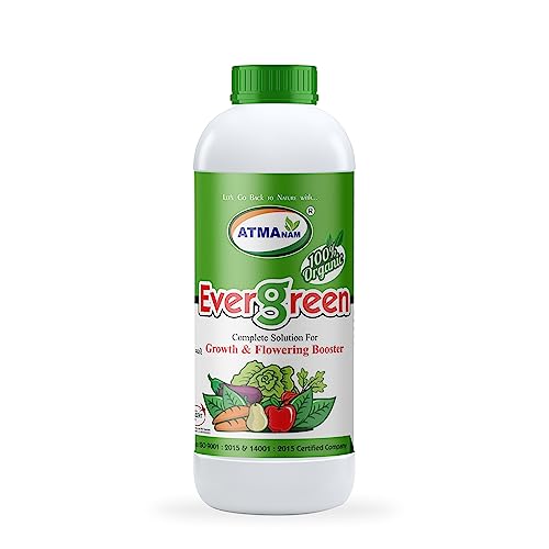आत्मानम सदाबहार 500ml - जैविक फूल उर्वरक - फूल, फल, सब्जी, जड़ या बीज की जैविक वृद्धि - 1 का पैक