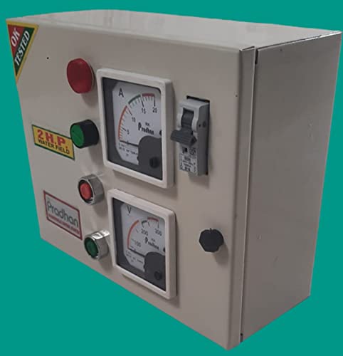 Compack Size, 2HP Single Phase Water Field Heavy Duty Submersible Pump Motor Starter Panel 240VAC