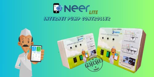 NEER Lite इंटरनेट पंप कंट्रोलर, मोबाइल/GSM/IOT/इंटरनेट स्टार्टर कंट्रोलर, कृषीवर्स मोबाइल ॲप वापरून कधीही, कुठूनही तुमचा पंप नियंत्रित करा