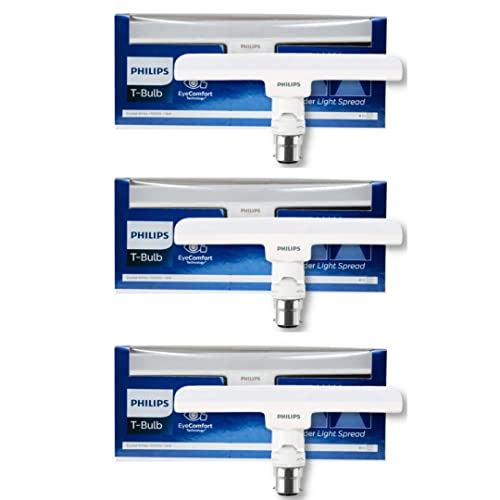 Philips Stellar Bright 10W B22 LED T-Bulb,Cool Day Light , Pack of 3