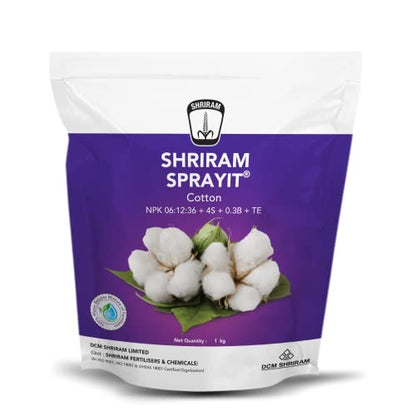 Shriram Sprayit Cotton (1Kg*2) & Protobuz Liquid (1L*2) Pack of 4 Combo Biofertilizer Energizes Plants For Effective Reproduction | Biofertilizer for Vegetables & plants | Foliar Spray