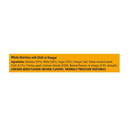Hugo Reitzel Gherkins with Chilli, 350 g | Pack of 2