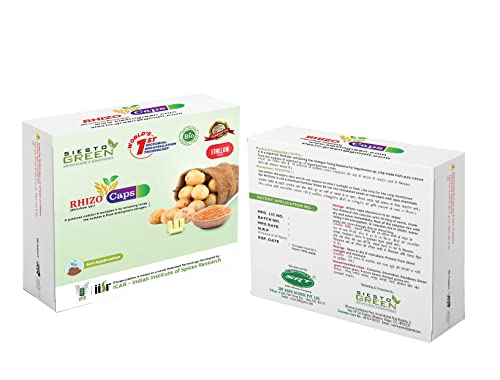 सिस्टो ग्रीन बायोफर्टिलायझर आणि बायोपेस्टिसाइड रायझो कॅप्स (6 कॅप्सूल)