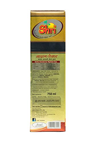 saffron almond syrup