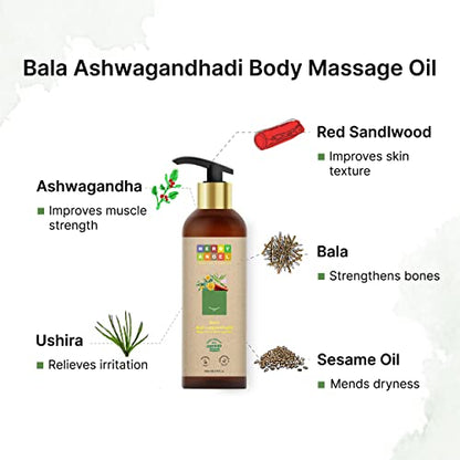 बच्चों और शिशुओं के लिए हर्बी एंजेल ऑर्गेनिक स्नान अनुष्ठान| जैविक सामग्री | बाला अश्वगंधादि तेल 200 ml | बॉडी क्लींजर 200 मिली | बॉडी बटर 200 ग्राम मुफ़्त | 2 खरीदें 1 ऑफर पाएं