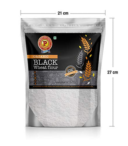 P Mark Black Wheat Flour 1KG+ Free Sooji 200 gm