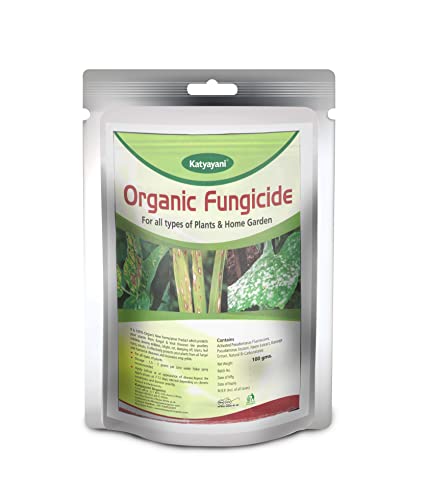 Katyayani All in 1 Organic Fungicide for Plants Flower Vegetable Mildew Rust Blight Disease Control 100 Gram Powder Pack of 1