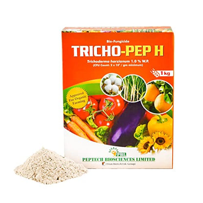 Pbl Tricho Pep H (2 Kg) Trichoderma Harzianum बुरशीनाशक वनस्पतींसाठी | वनस्पती होम गार्डन साठी जैव खत