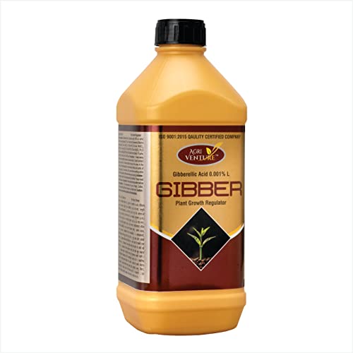 AGRIVENTURE Gibber - 2LTR (Gibberellic Acid 0.001% SL) PGR - Plant Growth Regulator, Best for All Crops (1LTR X 2)