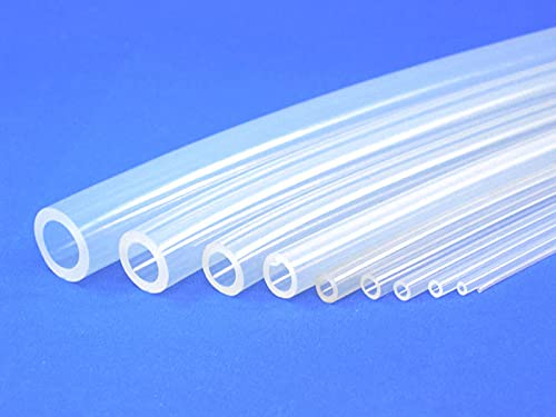 नवीन सिलिकॉन ट्यूब, पंप ट्रान्सफरसाठी 2mm ID x 5mm OD लवचिक सिलिकॉन रबर ट्यूब एअर होज वॉटर पाईप (5 मीटर)