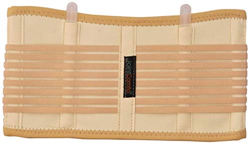 Sira Healthcare Tourmaline Far Infrared Magnetic Self Heated Waist Slimming Belt for Men and Women for Back Support , Belly Fat, Lower Back Pain , Lumbar Support (Large , Beige)