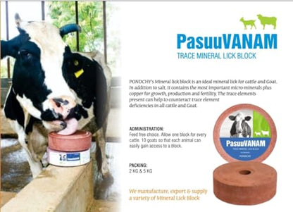 PASUUVANAM Trace Mineral Lick Block (5 KG)